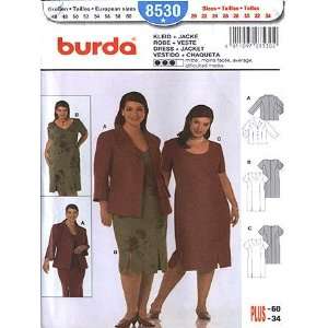  Burda Plus Dress & Jacket Pattern Fabric By The Each Arts 
