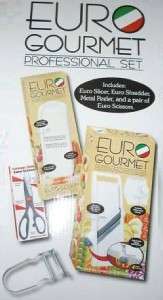 Euro Gourmet Professional Chef Set Slicer, Shredder, Peeler Euro 