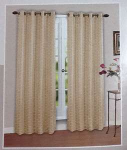 ELEMENT Chenille Grommet Panel 52 inch x 84 inch NEW (Regal Home 