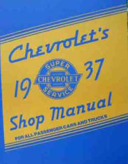 COMPLETE 1937 CHEVY CAR & TRUCK FACTORY SERVICE MANUAL  