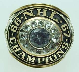 Authentic 66 67 Chicago Blackhawks CHAMPIONSHIP RING  