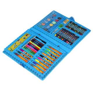 Disney Art Set 68pcs Kids Markers Crayons Paint Brushes Starter Kit 