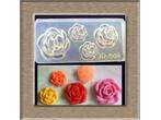 Rose Flower 3D Acrylic Nail Art Mold DIY Decoration 065  