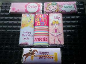 Personalised Chocolate Bars   Girls   Birthdays & More  