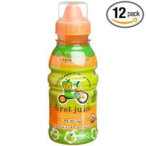   Juice Organic Apple + Carrot, 8 Ounce Sippy Top Bottle (Pack of 12