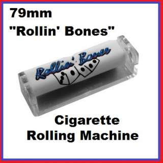   ROLLIN BONES 79mm Cigarette Hand Held Rolling Machine RYO  