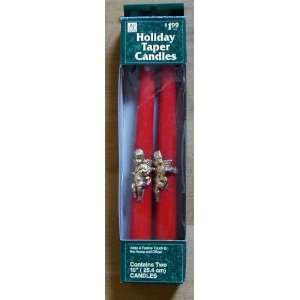  Holiday Taper Candles
