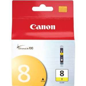  CLI 8 Yellow ChromaLife 100 Dye Ink Cartridge for Canon 