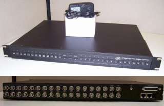   Triplex CCTV Multiplexer GV CMP163R w/ AC Adapter BNC Coax  
