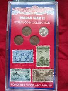 Unites States World War 2 Stamp Coin Collection  