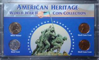 American Heritage WW2 Coin Collection, Silver Nickel  
