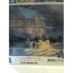  Thomas Kinkade Dimensions 3 D Effects 300 Oversized Puzzle 