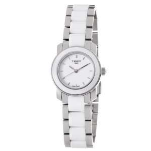   Womens T0642102201100 Cera White Dial Ceramic Watch Tissot Watches
