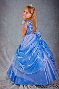 FLOWER GIRL PAGEANT PRINCESS HOLIDAY DRESS 2955 BLUE VIOLET SIZE 6 8 