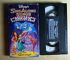 Disney Sing Along Songs THE BARE NECESSITIES VHS Jungle Book items in 