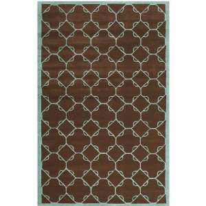  Dresden Rug   8x11, Chocolate Brown