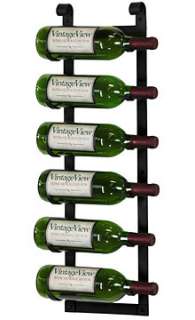 Bottle Le Rustique Wall Mounted VintageView® Wine Rack (Black 