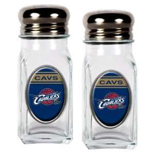  NBA CAVALIERS Salt and Pepper Shaker Set with Crystal Coat/Clear 