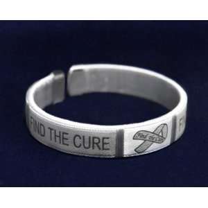   Fabric Bangle Bracelets   Find The Cure (Child Size 25 Bracelets