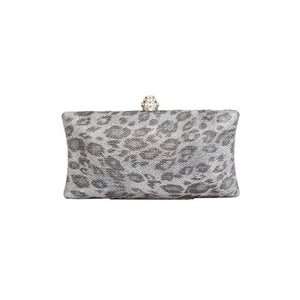   Leopard Print Ladies Evening Bag Clutch Handbag 