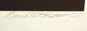 David Kroos Passage II Signed & Numbered Serigraph Art, gold brown 