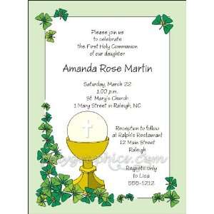  Irish Chalice Communion Invitations Health & Personal 