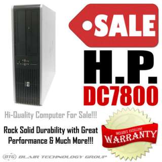   Dc5750 Desktop Pc Computer Dual Core 2 GHz, 4 GB Ram, DVD & Windows 7