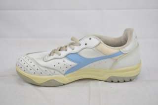 DIADORA VINTAGE MAVERICK JR ITALY RARE 126169 09 5589 BCO/AZZ SC (6379 