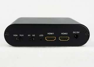 HD E766 HDMI Converter HDMI to YPbPr/VGA HDTV BOX HD  