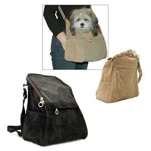 3909 Faux Suede Shoulder Bag Pet Carrier  
