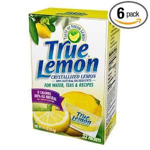 True Lemon Crystallized Lemon Drink Mix, 20 count (Pack of 6)  