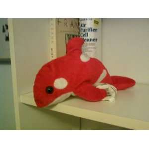 Cuddly Cousin Red Whale 9 inches