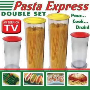   Express Double Set   Pour, Cook, Drain   As Seen On TV