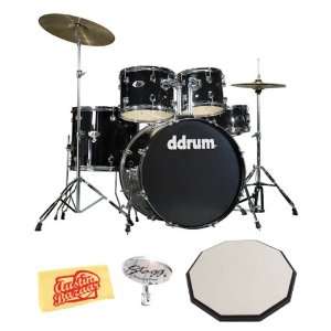  ddrum D2 Five Piece Drum Kit Bundle with Stagg 12 Inch 