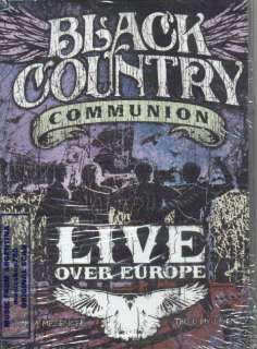 BLACK COUNTRY COMMUNION, LIVE OVER EUROPE. FACTORY SEALED 2 DVD SET 