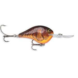  Rapala Dives To 14 Fishing Lures, 2.75 Inch, Dark Brown 