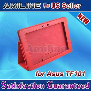 Leather Folio Case for Asus Eee Pad Transformer TF101  