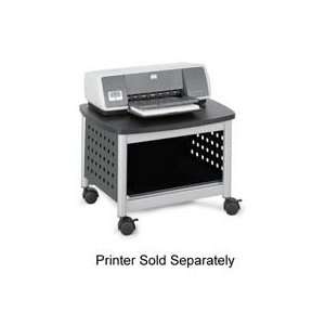Black   Sold as 1 EA   Underdesk printer stand frees up desk space 