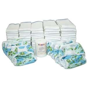  OsoCozy Prefold Cloth Diaper Basic Package   Bleached 