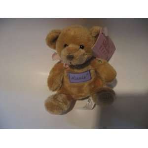   With Love Bears Personalized Embroidered Name  Alexis Toys & Games