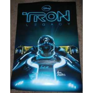  Tron Legacy Signed 9x Movie Poster DS RARE #01 Everything 