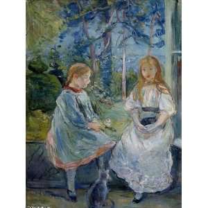 FRAMED oil paintings   Berthe Morisot   24 x 32 inches   Little Girls 