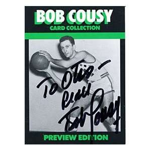  Bob Cousy Autographed / Signed 1992 Cousy Card Collection 