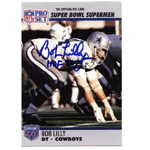 Bob Lilly signed autographed Pro Set Card Dallas Cowboys