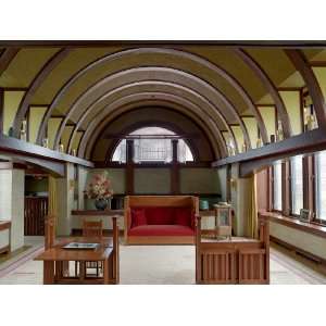  Frank Lloyd Wright Dana Thomas House interior, Springfield 