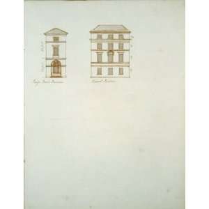   Rious,buildings,design,drawings,Charles Bulfinch,1803