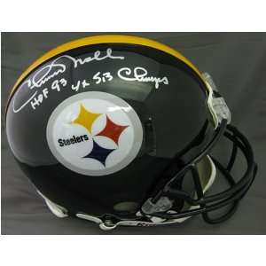 Chuck Noll Autographed Helmet   Proline