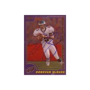 Donovan McNabb, Philadelphia Eagles, 2000 Topps Chrome Autographed 