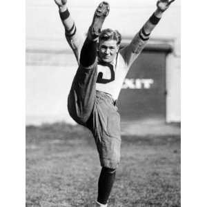 Ernie Nevers Playing on the Stanford University Football Team 