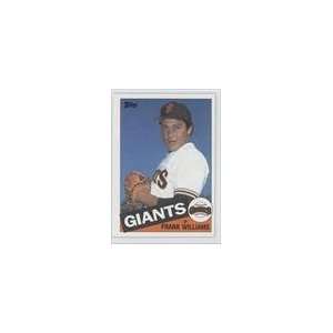  1985 Topps #487   Frank Williams Sports Collectibles